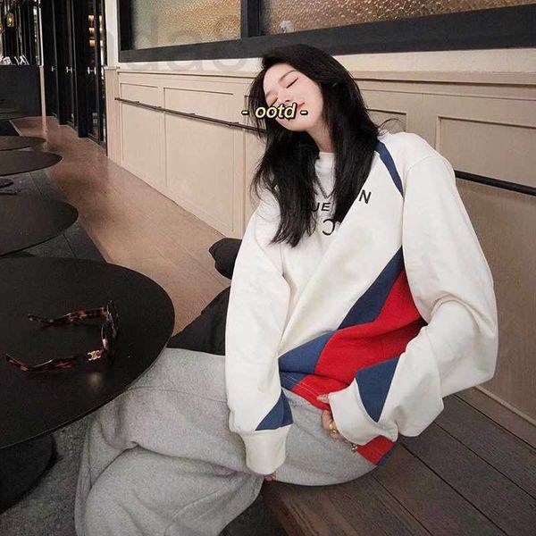 women's hoodies & sweatshirts designer correct version of t-shirt for women 23 spring and autumn season letter american cotton loose ne, Black
women's hoodies & sweatshirts designer correct version of t-shirt for women 23 spring and autumn season letter american cotton loose ne, Black