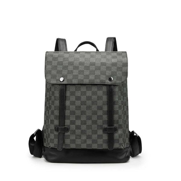 designer bags trend men's backpack lattice travel bag korean leisure college student schoolbag 230318
designer bags trend men's backpack lattice travel bag korean leisure college student schoolbag 230318
