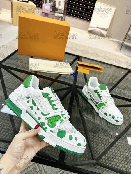 yayoi kusama x trainer sneaker men's casual shoes 23ss yk designer shoe 54 signature brown damier canvas leather vintage basketball sne, Black
yayoi kusama x trainer sneaker men's casual shoes 23ss yk designer shoe 54 signature brown damier canvas leather vintage basketball sne, Black