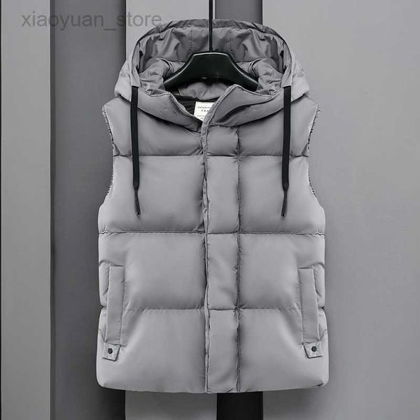 jackets autumn winter men's casual hooded vest solid sleeveless jacket male thick warm waistcoat zipper vests with pockets outerwear, Black;brown
jackets autumn winter men's casual hooded vest solid sleeveless jacket male thick warm waistcoat zipper vests with pockets outerwear, Black;brown