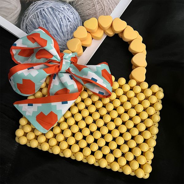 evening bags luxury designer handbag women acrylic beads female shopper purse fashion love handle scarf weave 230414
evening bags luxury designer handbag women acrylic beads female shopper purse fashion love handle scarf weave 230414