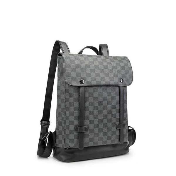designer bags trend men's backpack lattice travel bag korean leisure college student schoolbag 230318
designer bags trend men's backpack lattice travel bag korean leisure college student schoolbag 230318
