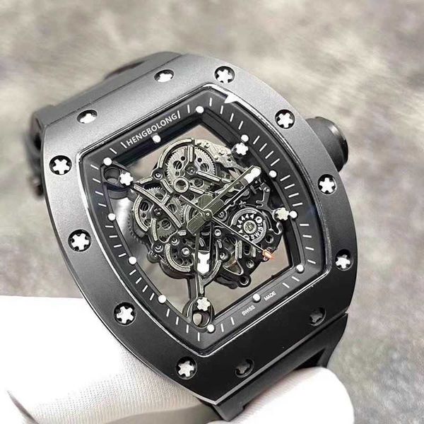 luxury milles richards perspective bull hollow out mechanical black samurai men's watch personalized silicone tape creative casual fash, Slivery;golden
luxury milles richards perspective bull hollow out mechanical black samurai men's watch personalized silicone tape creative casual fash, Slivery;golden