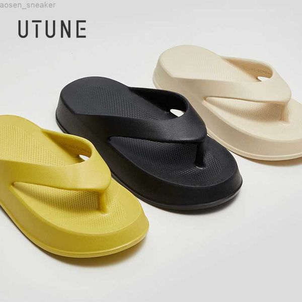 utune flip flops women and men summer shoes outdoor slippers eva rubber platform beach slides with thick cushion non-slip 0414, Black
utune flip flops women and men summer shoes outdoor slippers eva rubber platform beach slides with thick cushion non-slip 0414, Black