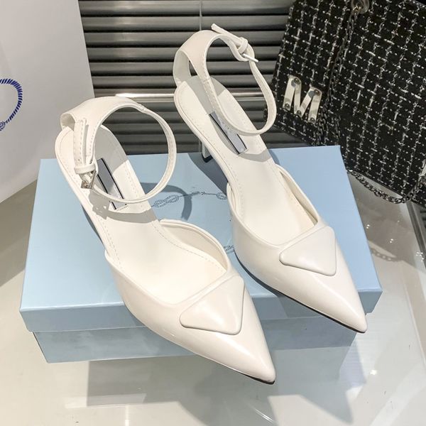 female cat high heels strappy sandal classic triangle loog leather designer sandals slippers shoes, Black
female cat high heels strappy sandal classic triangle loog leather designer sandals slippers shoes, Black