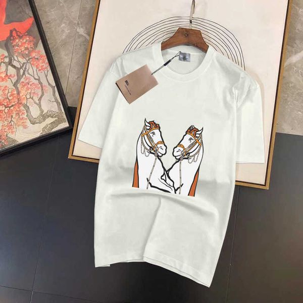 bby luxury short sleeved t shirt sweatshirt designer tshirt burb men women pure cotton t-shirt round neck tee pullover horse print loose pol, White;black
bby luxury short sleeved t shirt sweatshirt designer tshirt burb men women pure cotton t-shirt round neck tee pullover horse print loose pol, White;black