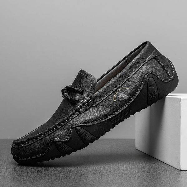 dress shoes leather casual sneakers for men summer loafers driving comfort slip on s moccasins brand luxury 230328, Black
dress shoes leather casual sneakers for men summer loafers driving comfort slip on s moccasins brand luxury 230328, Black