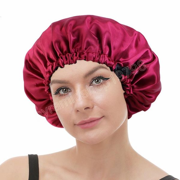 satin night sleep chemo cap elastic sleeping double layer hair care women headwear turban hair loss bonnet adjustable hat, Yellow
satin night sleep chemo cap elastic sleeping double layer hair care women headwear turban hair loss bonnet adjustable hat, Yellow