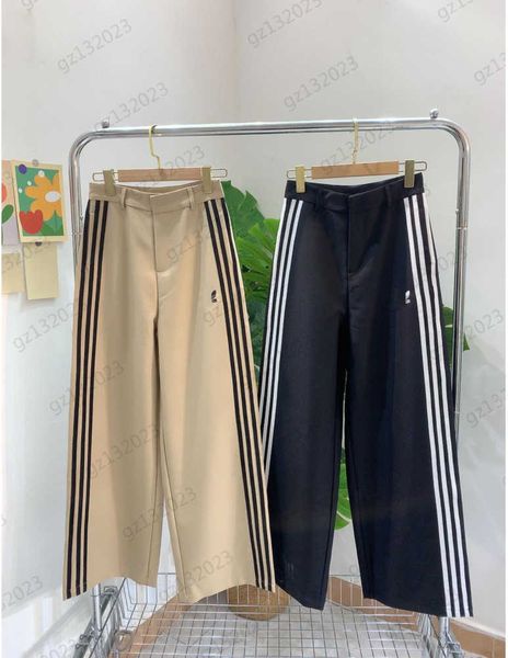 womens pants brand logo embroidery high waist straight trousers side bump color stripe pull high waist line retouching leg type joker fashio, Black;white
womens pants brand logo embroidery high waist straight trousers side bump color stripe pull high waist line retouching leg type joker fashio, Black;white
