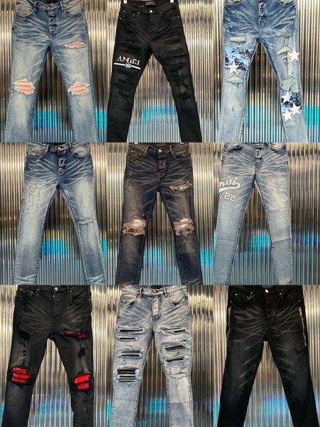 20ss006 mens designer jeans distressed ripped biker slim fit motorcycle denim for men s fashion jean mans pants pour hommes, Blue
20ss006 mens designer jeans distressed ripped biker slim fit motorcycle denim for men s fashion jean mans pants pour hommes, Blue
