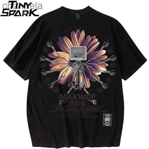 men's t-shirts hip hop streetwear oversize tshirt skeleton flower printed t-shirt harajuku cotton loose short sleeve t shirt 2023 men, White;black
men's t-shirts hip hop streetwear oversize tshirt skeleton flower printed t-shirt harajuku cotton loose short sleeve t shirt 2023 men, White;black