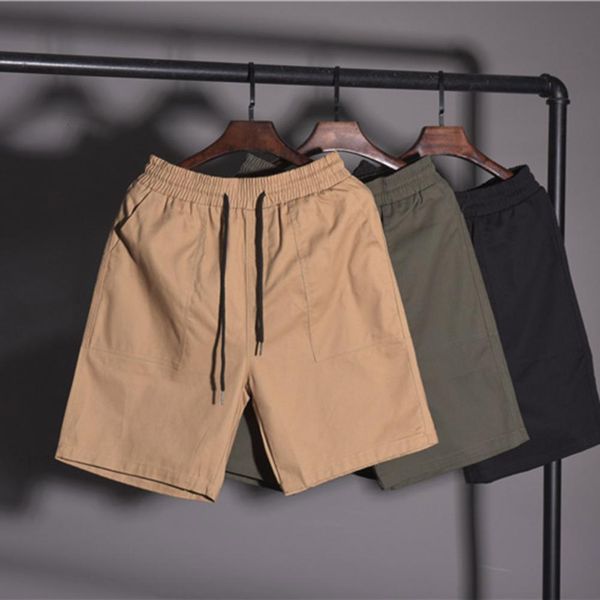 men's shorts solid color pockets men cargo shorts summer lace-up knee length pants all match drawstring jogger short pants for daily we, White;black
men's shorts solid color pockets men cargo shorts summer lace-up knee length pants all match drawstring jogger short pants for daily we, White;black