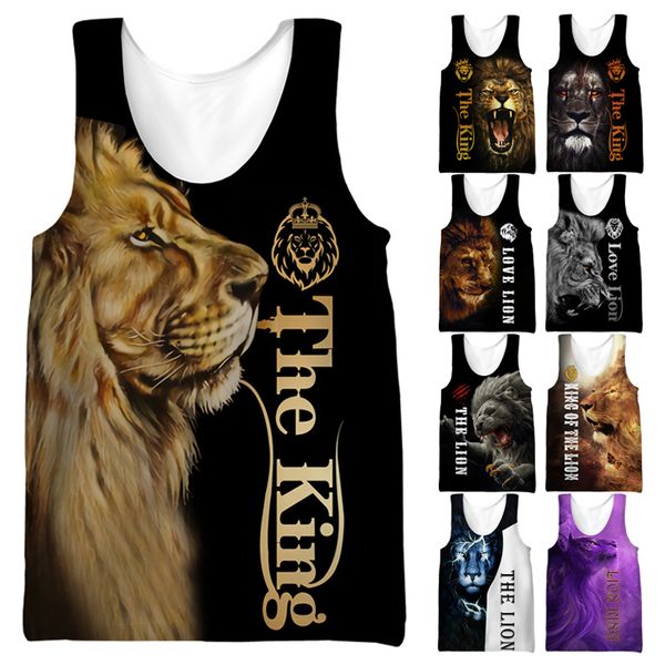 men' tank summer lion animal 3d printed sleeveless cool vest women fashion casual harajuku streetwear clothing 230414, White;black
men' tank summer lion animal 3d printed sleeveless cool vest women fashion casual harajuku streetwear clothing 230414, White;black