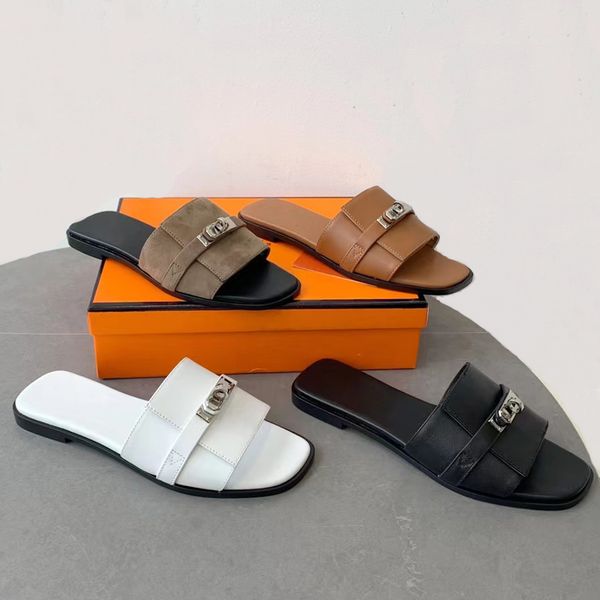 beach h womens slippers famous classic flat heel summer lazy designer fashion flops leather lady brand slides famale shoes metal buckle flip, Black
beach h womens slippers famous classic flat heel summer lazy designer fashion flops leather lady brand slides famale shoes metal buckle flip, Black