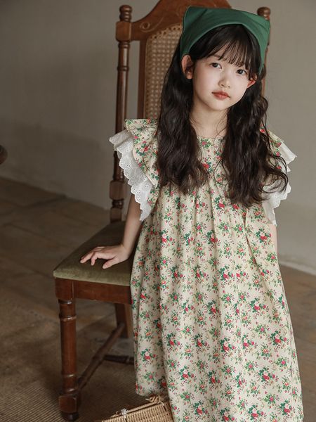 girl's dresses 2023 summer girls' lace double layer flying sleeve dress children's sweet loose floral skirt toddler girl clot, Red;yellow
girl's dresses 2023 summer girls' lace double layer flying sleeve dress children's sweet loose floral skirt toddler girl clot, Red;yellow