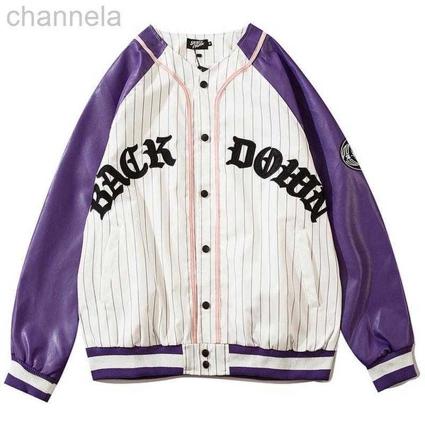 men's jackets designer brand baseball jacket american style harajuku retro college style pu leather patchwork coats casual oversize cou, Black;brown
men's jackets designer brand baseball jacket american style harajuku retro college style pu leather patchwork coats casual oversize cou, Black;brown