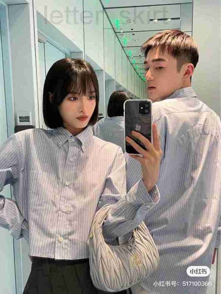 women's polos designer 23 spring and white stripes loose straight sleeve short shirt academy style sweet 36wi
women's polos designer 23 spring and white stripes loose straight sleeve short shirt academy style sweet 36wi