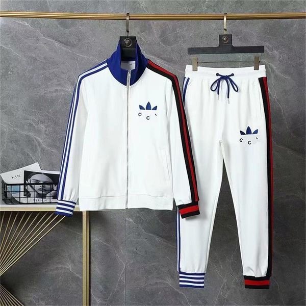 High-end sportswear spring and fall mens handsome cardigan hoodie leisure suit, White
High-end sportswear spring and fall mens handsome cardigan hoodie leisure suit, White