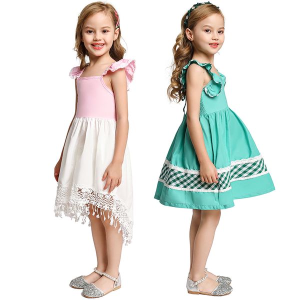 girl's dresses casual dress for girl kids fashion summer beach pink toddler baby girls overalls short sleeve party children clothes 230, Red;yellow
girl's dresses casual dress for girl kids fashion summer beach pink toddler baby girls overalls short sleeve party children clothes 230, Red;yellow