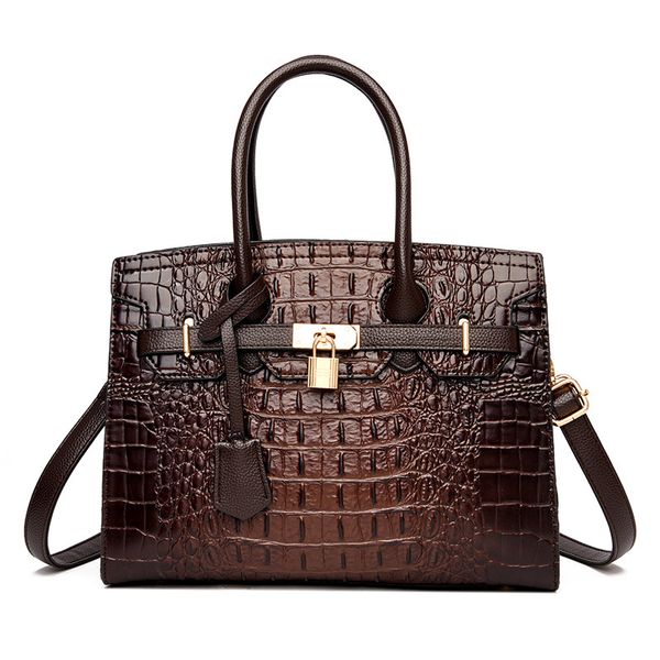 wholesale ladies shoulder bags 8 colors elegant atmosphere thickened embossed leather handbag large crocodile fashion tote bag gold buckle trend handbags 7172#, Purple
wholesale ladies shoulder bags 8 colors elegant atmosphere thickened embossed leather handbag large crocodile fashion tote bag gold buckle trend handbags 7172#, Purple