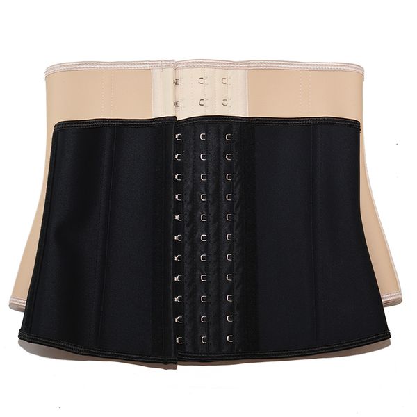 women's shapers 22cm/24cm short 3 layers latex waist trainer corset 9 steel bones shapewear body shapers women corset slimming belt wai, Black;white
women's shapers 22cm/24cm short 3 layers latex waist trainer corset 9 steel bones shapewear body shapers women corset slimming belt wai, Black;white