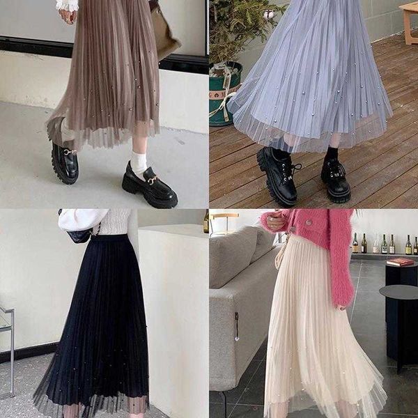 mesh beads skirt for women early spring sweet elegance elastic waist two sided, Black
mesh beads skirt for women early spring sweet elegance elastic waist two sided, Black