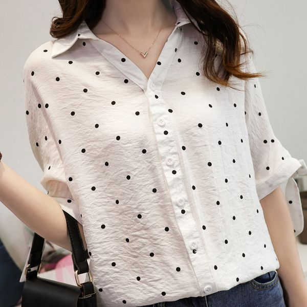 women's blouses shirts loose women 4xl white blouse tunic shirt polka dot chiffon blusas femininas bow plus size woman falling shoulde
women's blouses shirts loose women 4xl white blouse tunic shirt polka dot chiffon blusas femininas bow plus size woman falling shoulde