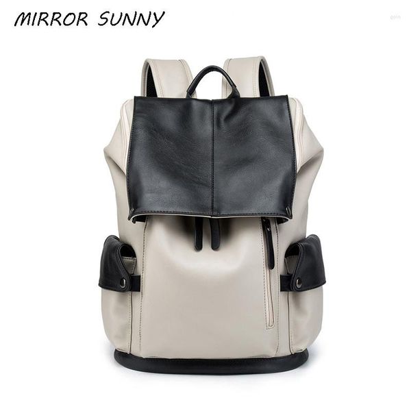backpack style men's pu leather fashion trend large capacity youth school bag computer double shoulder msb-0038
backpack style men's pu leather fashion trend large capacity youth school bag computer double shoulder msb-0038