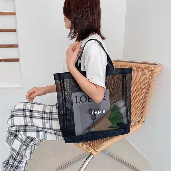designer fashion storage shoulder bag with magnetised cover bag eco-friendly large beach bag woman casual handbag black gauze shopping
designer fashion storage shoulder bag with magnetised cover bag eco-friendly large beach bag woman casual handbag black gauze shopping