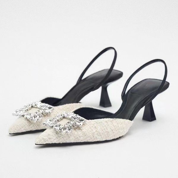 dress shoes traf woman s white bling high heeled fashion office ladies crystal sandals elegant pointed toe slingbacks heel 230414, Black
dress shoes traf woman s white bling high heeled fashion office ladies crystal sandals elegant pointed toe slingbacks heel 230414, Black