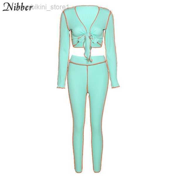 women's two piece pants nibeer ribbed knitted v neck sport suit bandage women long sleeve outfits crop and t200821 2 nafh, White
women's two piece pants nibeer ribbed knitted v neck sport suit bandage women long sleeve outfits crop and t200821 2 nafh, White