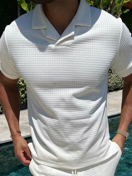 men's polos summer short sleeve solid polo shirts mens fashion turn-down collar cotton pullover casual clothing men streetwear 230414, White;black
men's polos summer short sleeve solid polo shirts mens fashion turn-down collar cotton pullover casual clothing men streetwear 230414, White;black