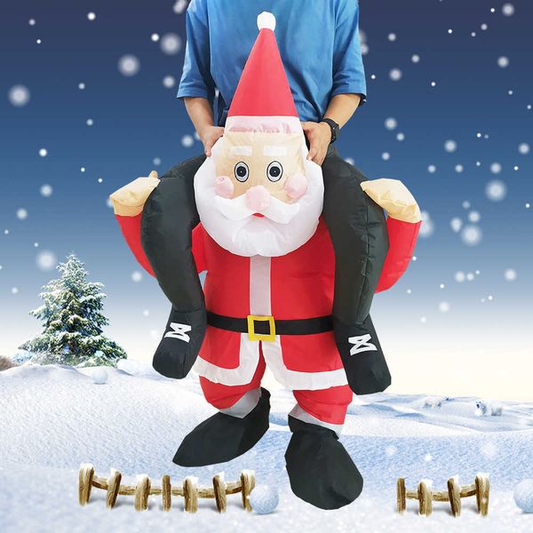 cosplay prop role-playing suit christmas santa claus inflatable costumes halloween party mascot fancy role play disfraz for man woman, Blue
cosplay prop role-playing suit christmas santa claus inflatable costumes halloween party mascot fancy role play disfraz for man woman, Blue