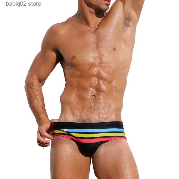 men's swimwear uxh padded men swimsuit color stripes swimming briefs mens breathable bathing sunbath swimwear man push-up pad swim suit
men's swimwear uxh padded men swimsuit color stripes swimming briefs mens breathable bathing sunbath swimwear man push-up pad swim suit