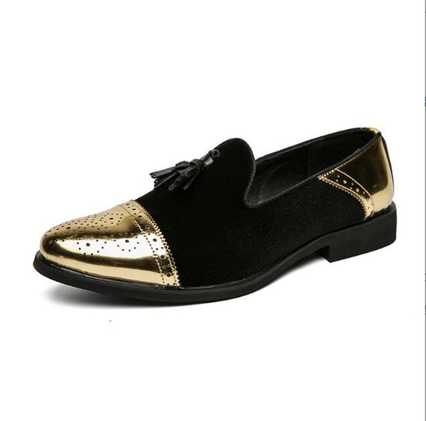men's leather shoes youth versatile korean shiny patent leather business formal wear shoes british casual wedding shoes, Black
men's leather shoes youth versatile korean shiny patent leather business formal wear shoes british casual wedding shoes, Black