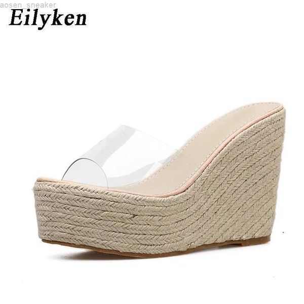 eilyken 2023 new summer fashion pvc jelly wedges platform women's slippers sandals casual shoes size 34-40 0414, Black
eilyken 2023 new summer fashion pvc jelly wedges platform women's slippers sandals casual shoes size 34-40 0414, Black