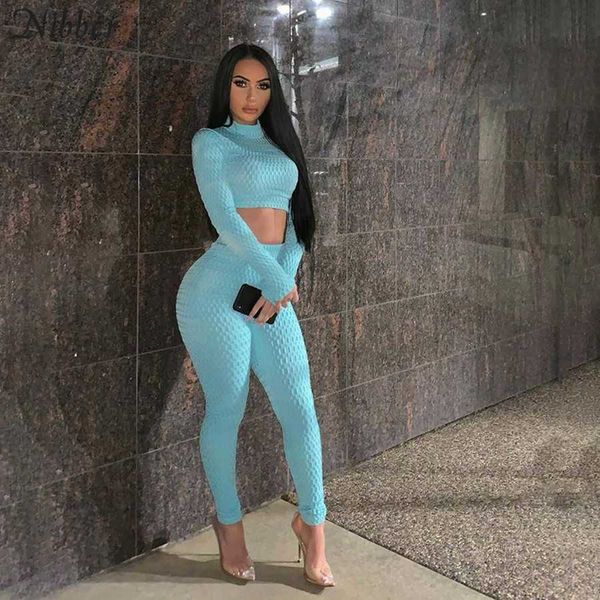 women's two piece pants nibber autumn solid sports sets women stretch slim crop leggings two-piece set long sleeve jogging fitness wear, White
women's two piece pants nibber autumn solid sports sets women stretch slim crop leggings two-piece set long sleeve jogging fitness wear, White