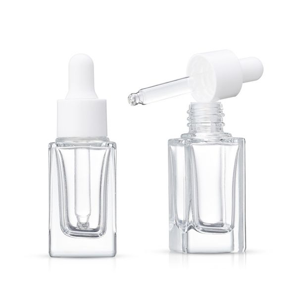 100pcs 15ml clear square glass dropper bottle essential oil perfume bottle with white/black/gold/silver cap
100pcs 15ml clear square glass dropper bottle essential oil perfume bottle with white/black/gold/silver cap