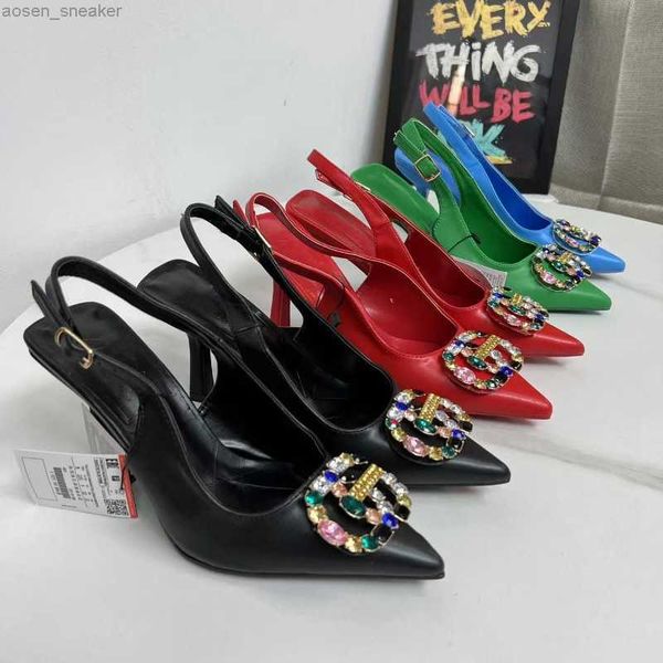 luxury sandals women shoes designers high heels women pumps pointed toe rhinestone ladies shoes 2023 new zapatos de mujer 0414, Black
luxury sandals women shoes designers high heels women pumps pointed toe rhinestone ladies shoes 2023 new zapatos de mujer 0414, Black