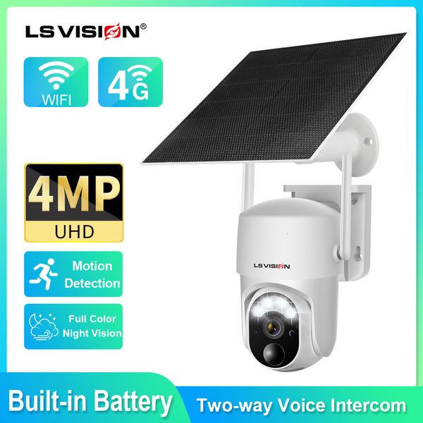 ip cameras ls vision 2k solar wireless security camera outdoor 4mp sim wi fi 4g cam 360 ptz 230414
ip cameras ls vision 2k solar wireless security camera outdoor 4mp sim wi fi 4g cam 360 ptz 230414