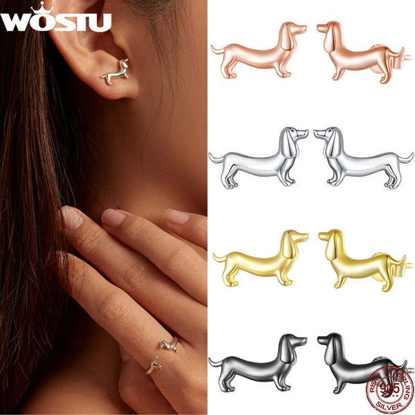 stud dome cameras wostu 925 sterling silver dachshund dog earrings lovely pet animal ear studs for women fine jewelry set cute daily gift p2, Golden;silver
stud dome cameras wostu 925 sterling silver dachshund dog earrings lovely pet animal ear studs for women fine jewelry set cute daily gift p2, Golden;silver