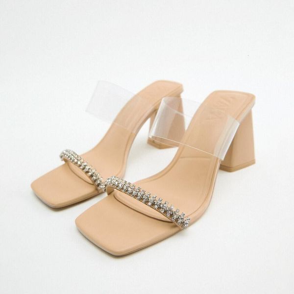 slippers traf women s transparent sandals fashion bling strap square high heeled slipper vintage chunky heel pumps summer 230414, Black
slippers traf women s transparent sandals fashion bling strap square high heeled slipper vintage chunky heel pumps summer 230414, Black