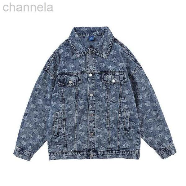 men's jackets designer denim jacket brand american style washed retro windbreaker embroidery heart high street printed jacket, Black;brown
men's jackets designer denim jacket brand american style washed retro windbreaker embroidery heart high street printed jacket, Black;brown