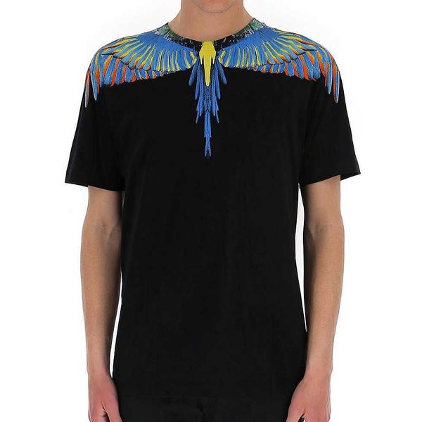 designer marcelos burlons pink purple winged short sleeve men's and women's street t-shirts summer fashion ins 12la, White;black
designer marcelos burlons pink purple winged short sleeve men's and women's street t-shirts summer fashion ins 12la, White;black