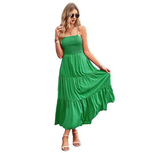 spaghetti straps a-line women's casual dresses sleeveless lace-up sashes backless criss cross back ruffles jacquard ruched bust high wa, Black;gray
spaghetti straps a-line women's casual dresses sleeveless lace-up sashes backless criss cross back ruffles jacquard ruched bust high wa, Black;gray