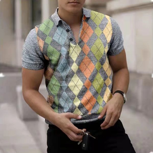 men's polos summer mens vintage graphic print polo shirts casual turn-down collar button-down men clothes fashion loose pullovers 2304, White;black
men's polos summer mens vintage graphic print polo shirts casual turn-down collar button-down men clothes fashion loose pullovers 2304, White;black