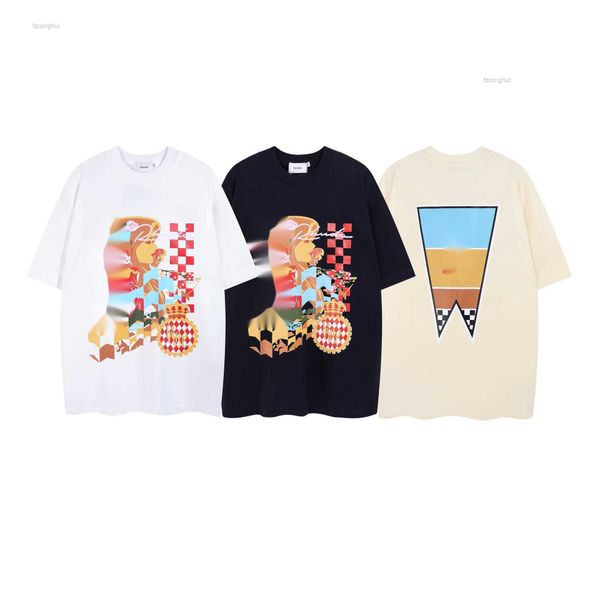 men's t-shirts 2023new rhude summer tshirt niche short sleeve beauty print color pattern men women loose t-shirt zjz2, White;black
men's t-shirts 2023new rhude summer tshirt niche short sleeve beauty print color pattern men women loose t-shirt zjz2, White;black