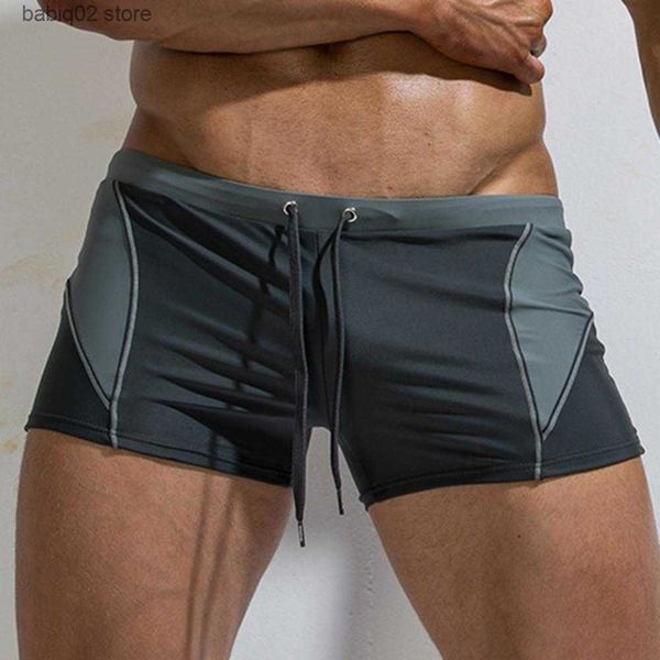 men's swimwear simple beach tight shorts quick dry slim nylon stitching color adjustable easy match men swim trunks easy wearing for su
men's swimwear simple beach tight shorts quick dry slim nylon stitching color adjustable easy match men swim trunks easy wearing for su