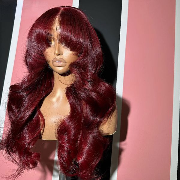 Red Color Body Wave Lace Front Wig Human Hair Wigs With Bangs Glueless Lace Frontal Wig Pre Plucked Cheap Hair Synthetic Wigs On Sale s al s, Burgundy red color like picture show
Red Color Body Wave Lace Front Wig Human Hair Wigs With Bangs Glueless Lace Frontal Wig Pre Plucked Cheap Hair Synthetic Wigs On Sale s al s, Burgundy red color like picture show