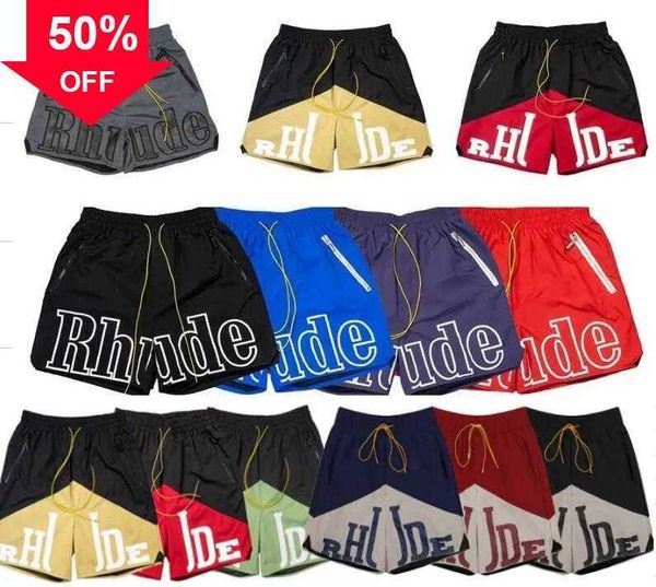 shorts designer rhude summer fashion beach pants men street wear red blue black purple gray green mens loose short size s-xls to 2xl size, White;black
shorts designer rhude summer fashion beach pants men street wear red blue black purple gray green mens loose short size s-xls to 2xl size, White;black